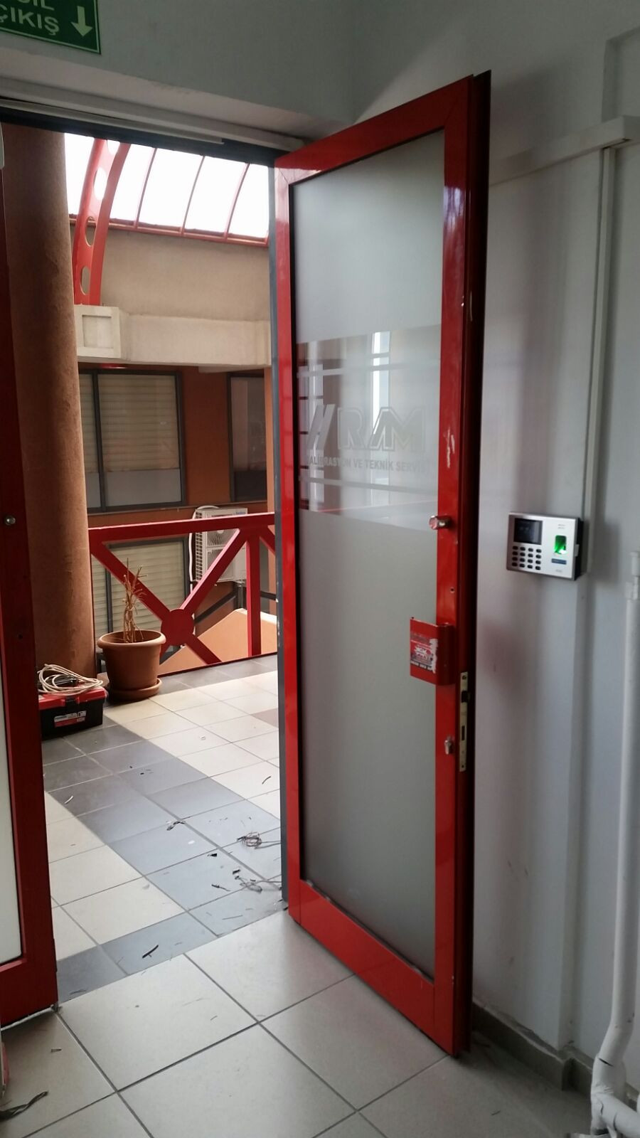 K40-ID Parmak İzi Okuyucu Montaj Görüntüleri